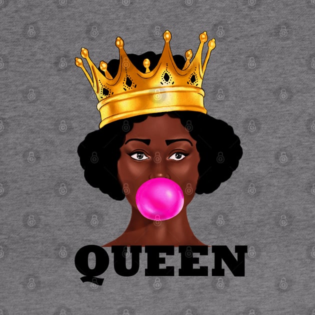 Black Melanin Queen Afro Black History by johnnie2749